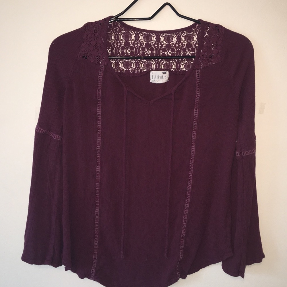 Long sleeve blouse
